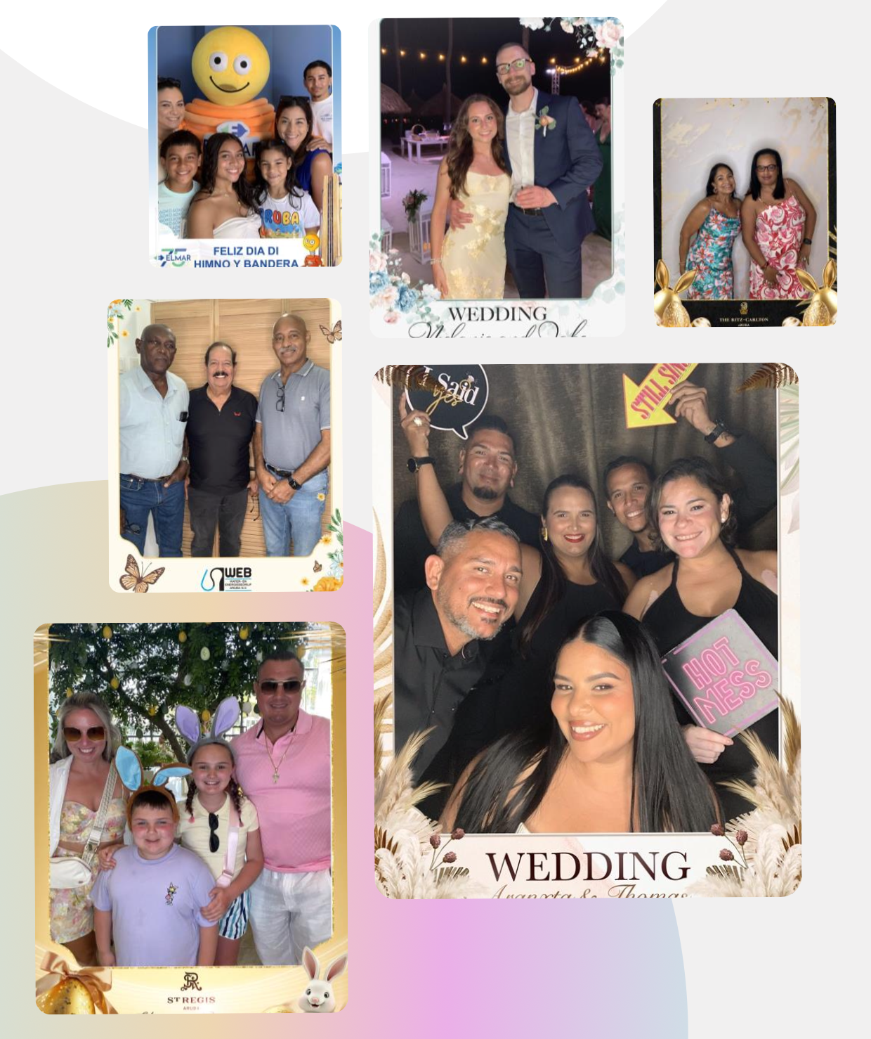 Custom photobooth frames